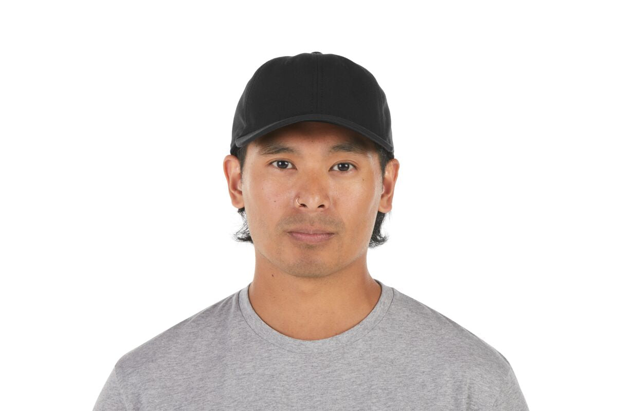 recycled-poly-dad-hat-u9 WebPDP-HAT004002_Recycled_Poly_Dad_Hat_Black_Studio_Harper_Studios_0723_Front__HAT004002OS.jpg