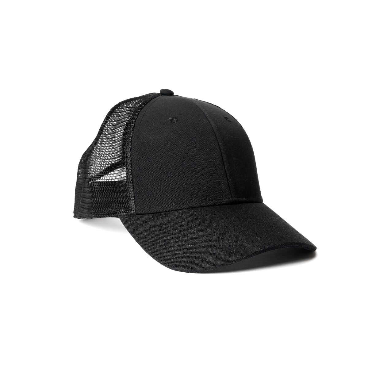 recycled-poly-low-profile-trucker-hat-z7 Web_PDP-LowProfileTruckerHat_Studio_Front_Black.jpg